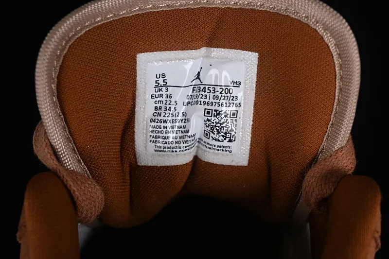 All categories Air Jordan Jordan series basketball shoes Air Jordan 1 Low Air Jordan 1 Low AJ1 Joe 1 Mocha brown low-top cultural and leisure sports sneakers FJ3453-200
